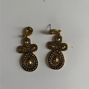 Elegant Gold-Toned Earrings